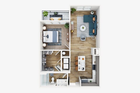 Unit A1 at The Parker Aiken, Aiken